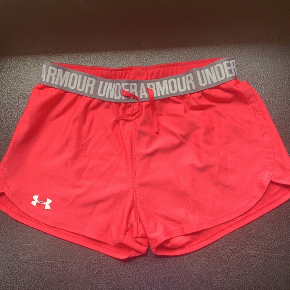 Pink/Red Under Armour Shorts